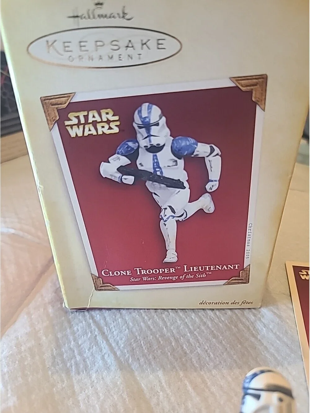 2005 Clone Trooper Lieutenant, QXI6175 Revenge of the Sith Ornament Star Wars